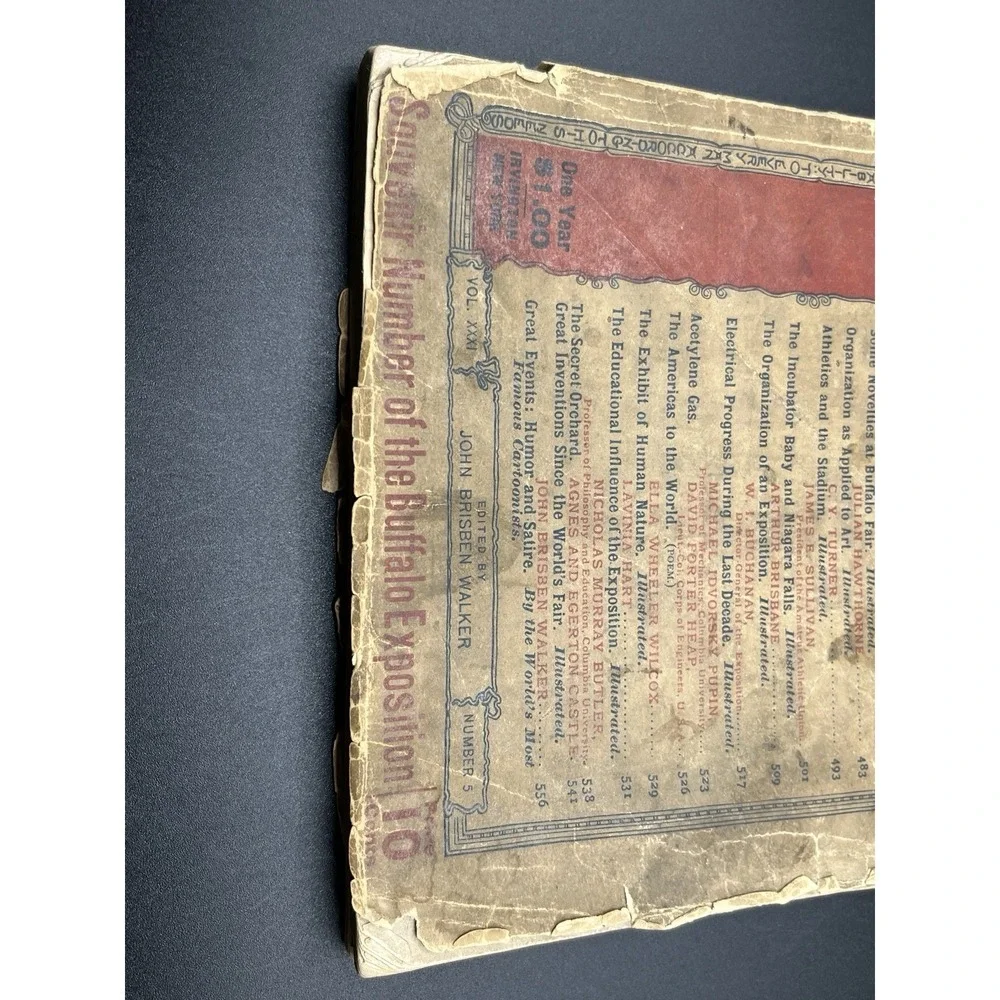 Antique The Cosmopolitan Magazine - September 1901‎ Souvenir of Buffalo Expo Old